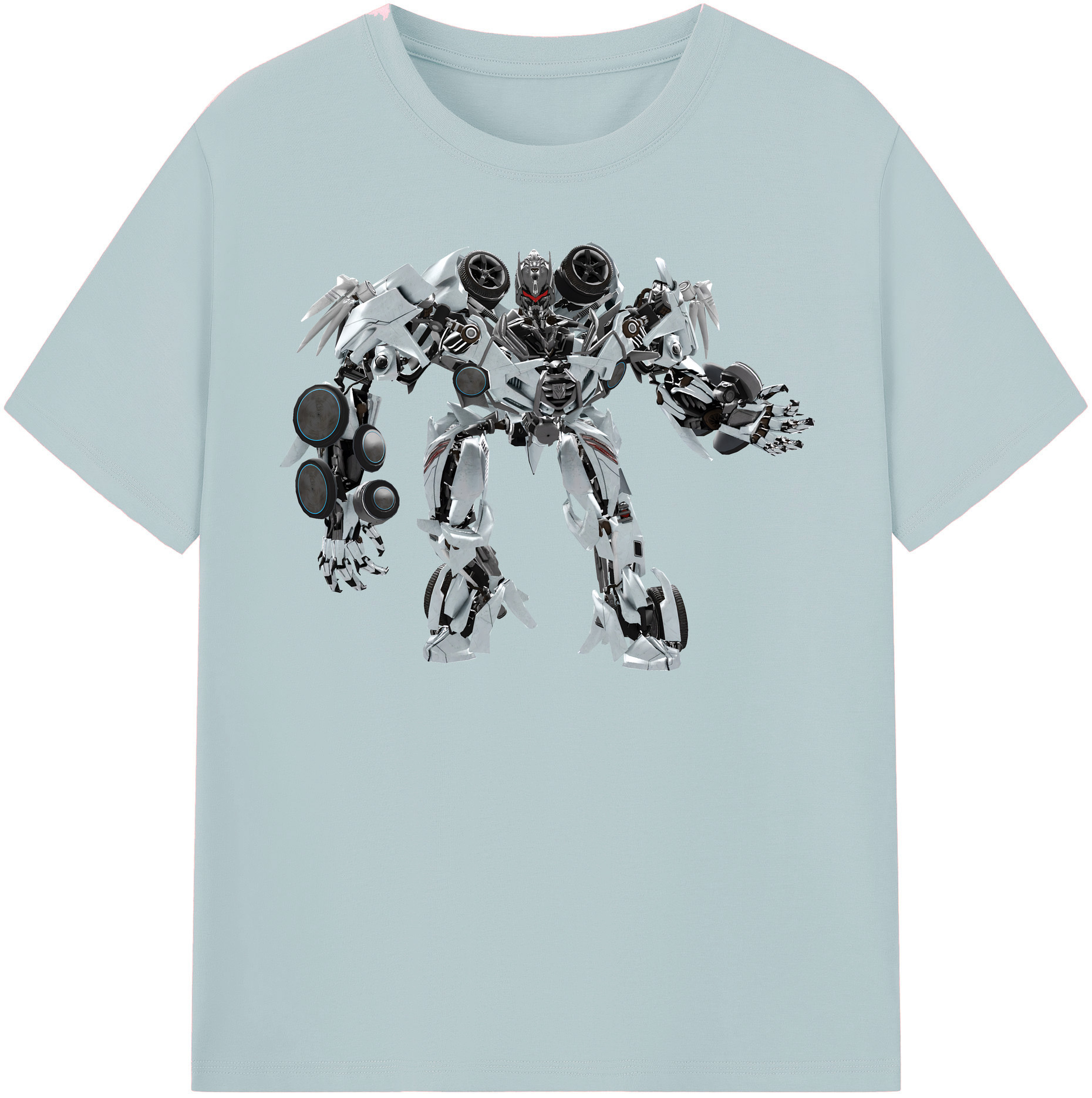 （画像用） Transformers トランスフォーマー 綿100％半袖Tシャツ（フロントプリント）